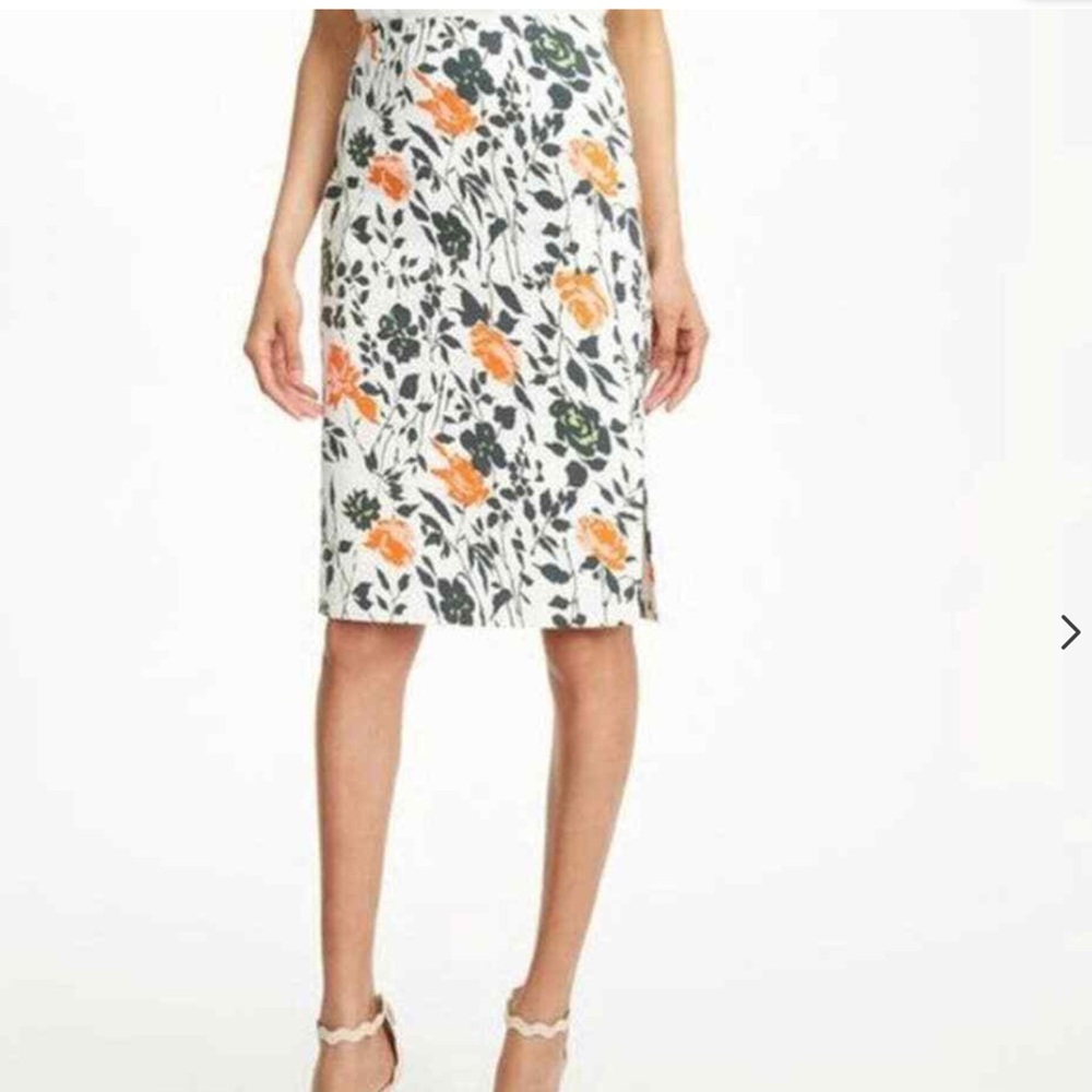 Club Monaco Floral Pencil Skirt Size 2